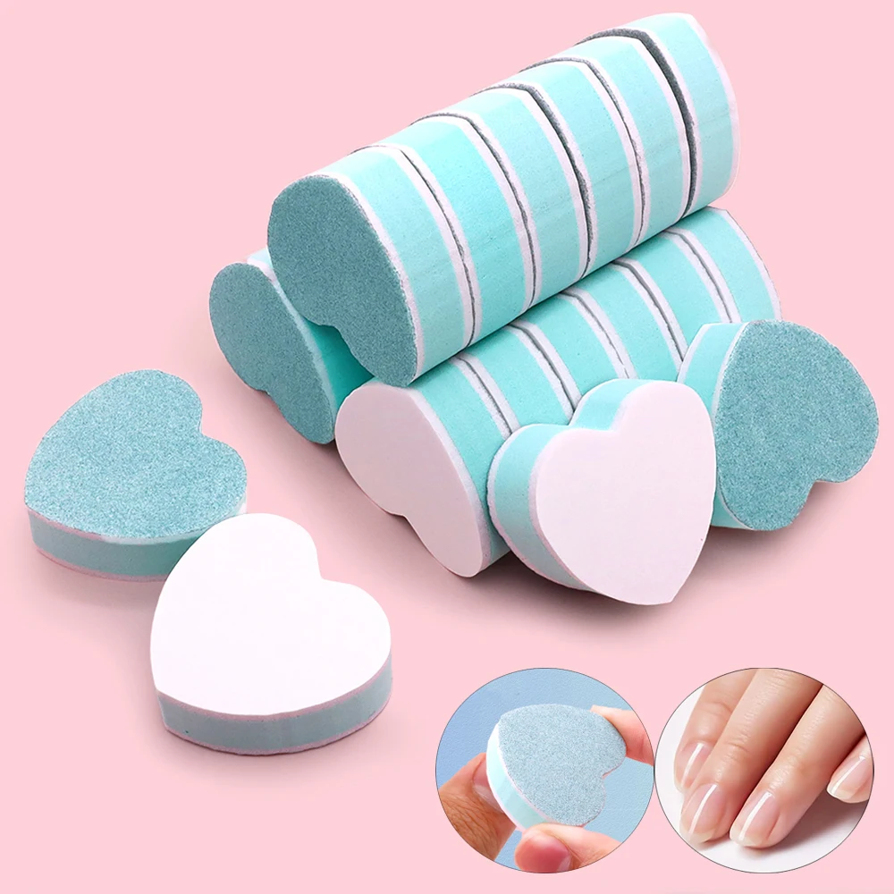 400Pcs Nail Files And Buffer Set Block For Natural Nails Shine Polishing Block Washable Sponge File 600/4000 Grit Manicure Tools