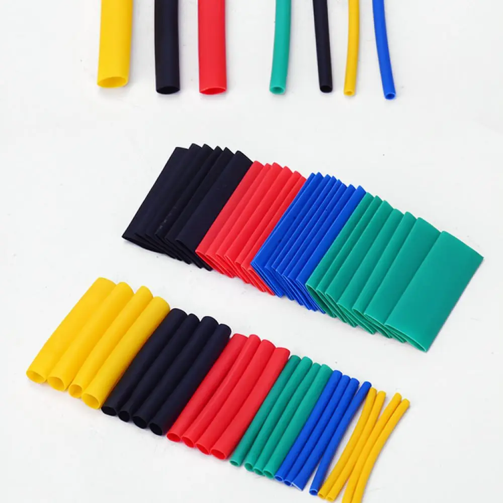 Wire Cable Insulation Heat Shrink Tubing Set Electrical Sleeving Wrap Protection Connector Polyolefin Assorted Colors Tube
