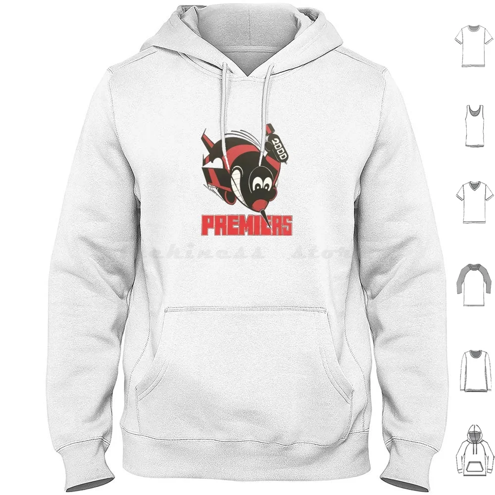 Essendon 2000 Premiers Hoodie Cotton Long Sleeve Essendon Essendon Bombers Bombers Afl Premiers Football Sports Premiership