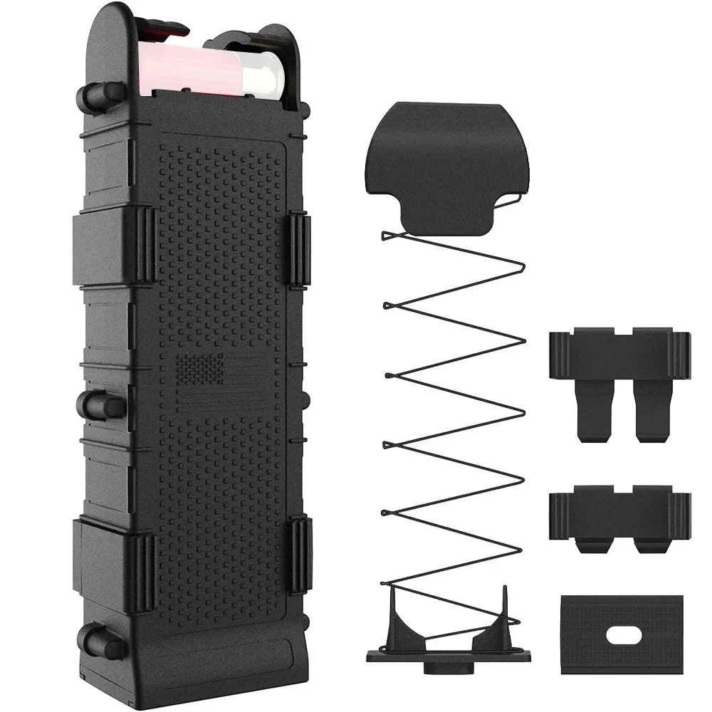 

Universal 8 Round Polymer Shotgun Shell Holder Tactical Ammo Carrier Mount For Mossberg Remington Air Gun Accessories