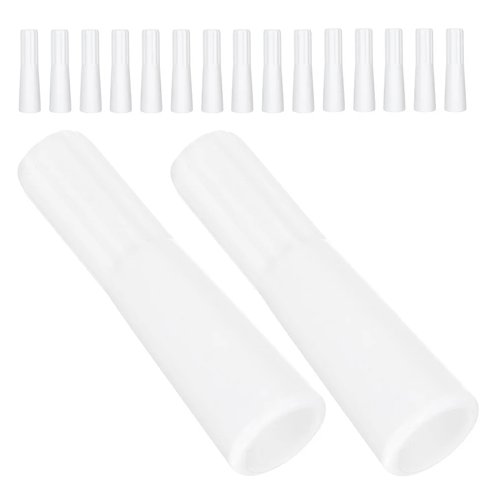 

25Pcs Vertical Blind Tilt Wand Grip Replacement 8.7mm Inner Diameter Ergonomic Curtain Rod End Cap Stick Accessories Home Office