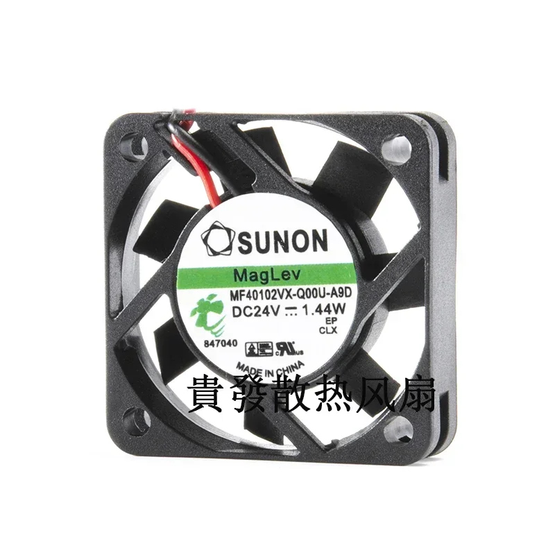 

+Новинка для MF40102VX-Q00U-A9D Sunon 4010 DC24V 1,44 Вт 4 см 2-проводной охлаждающий вентилятор 40*40*10 мм MF40102VX