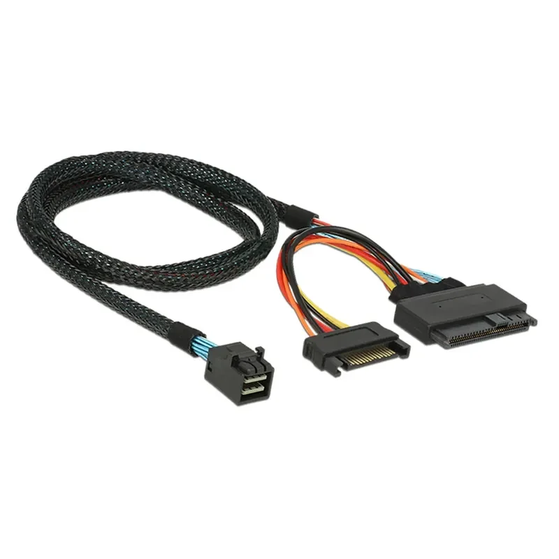 SFF-8643 to U.2 Adapter Cable NVMe Converter PCI-E X4 to U.2 Hard Disk Adapter Card NVMe 8643-8639 U.2 Expansion Card