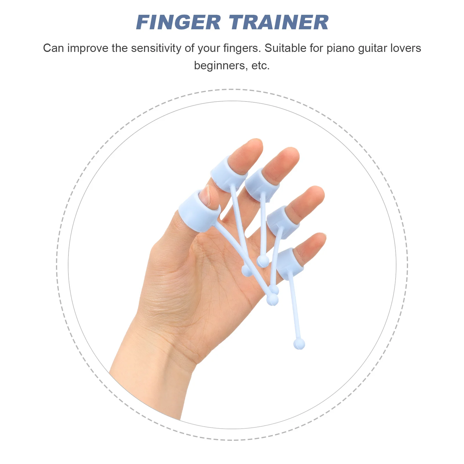 

5Pcs Guitar Piano Finger Exercisers Finger Strengtheners Training Tools for Musicians Hand Trainers Training Tools