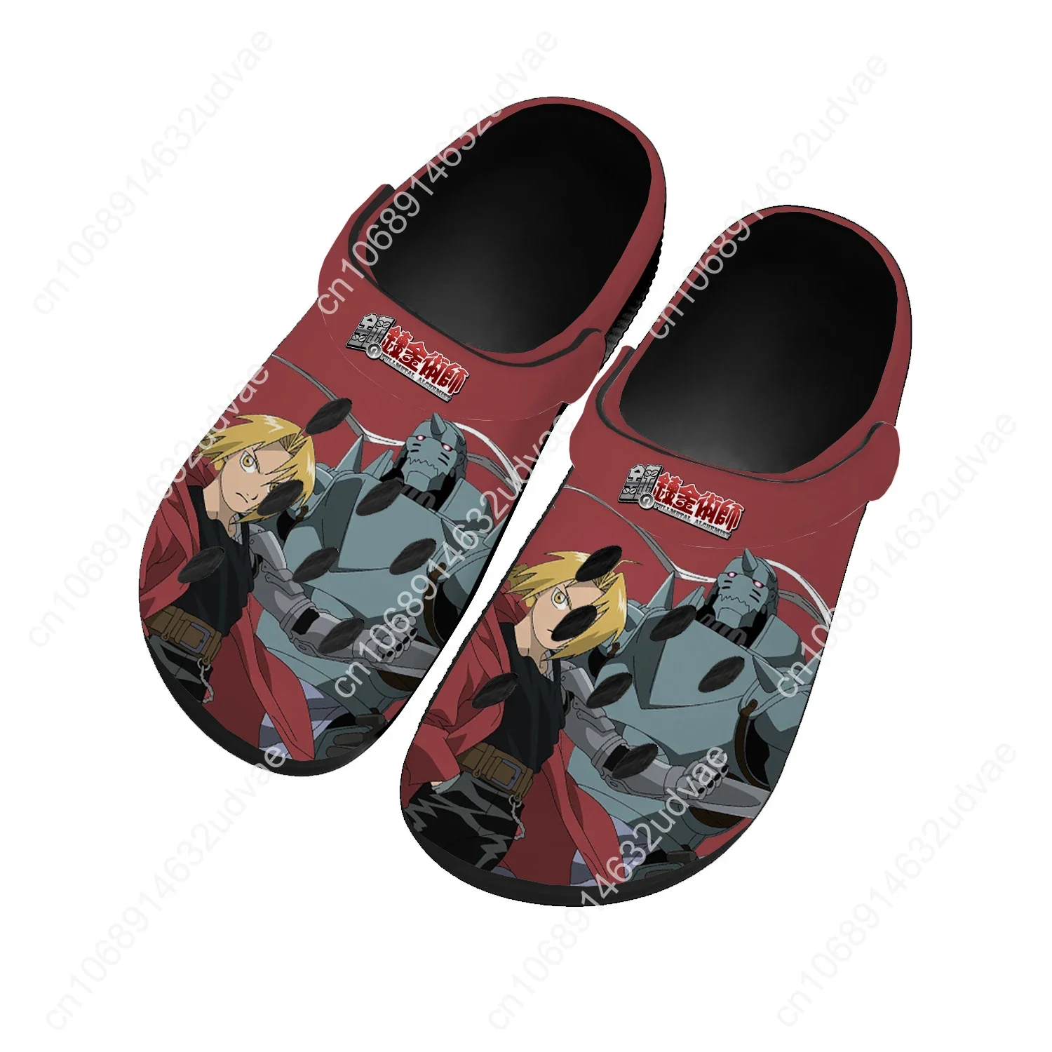 Fullmetal Alchemist Water Shoes Men Women Teenager Non-slip Home Garden Clogs Custom Sandals Beach Breathable Hole Slippers