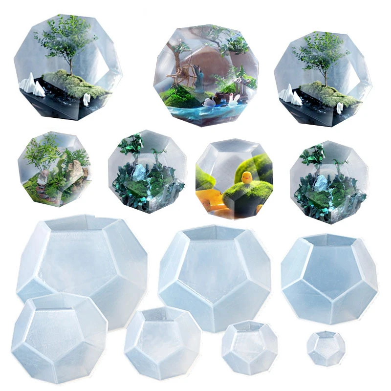 Форма для вырезания кристаллической смолы, силиконовая, сферическая, для украшения