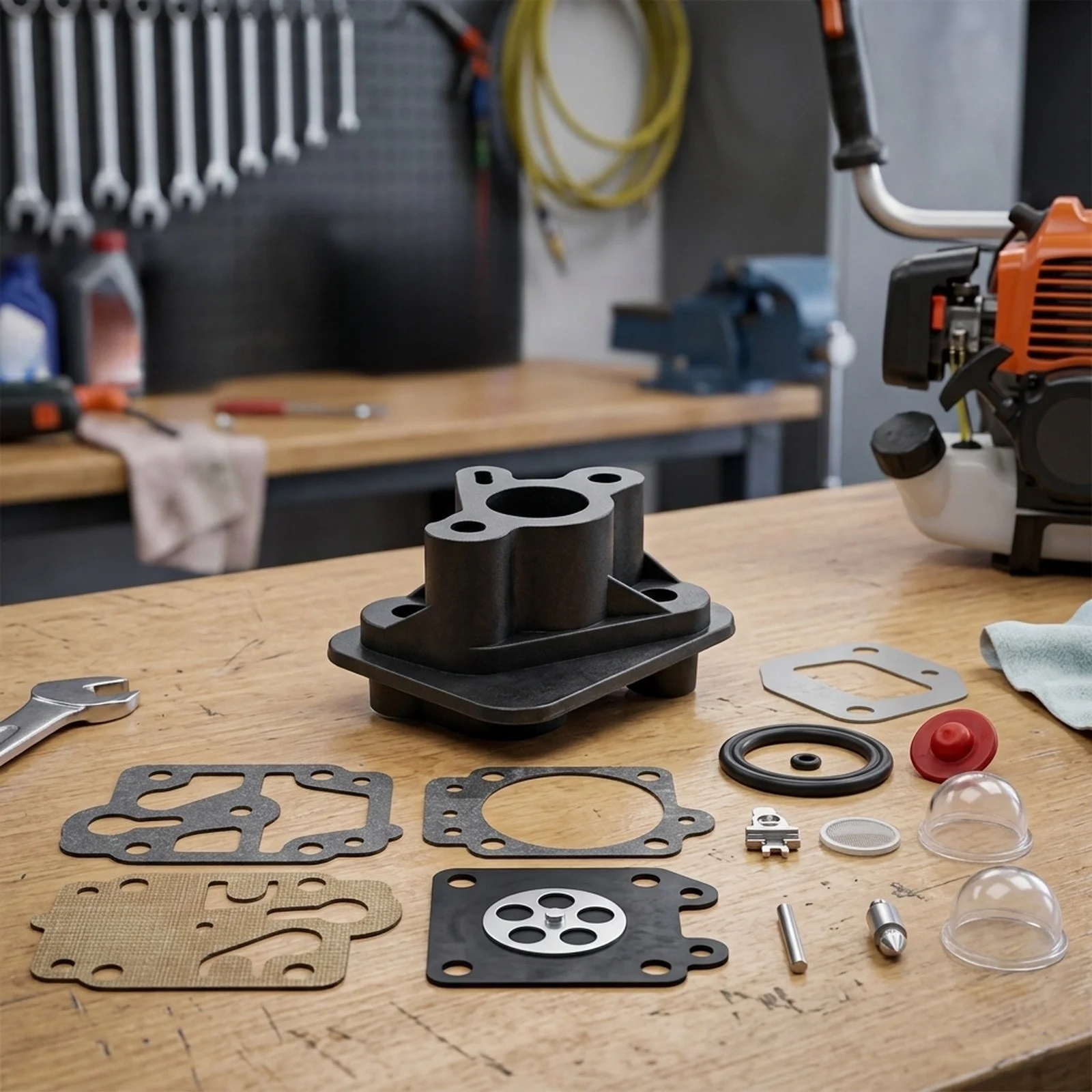 For BC430 Brush Cutter Kit Carburetor Repair Kit Brush Cutter Accessories Multiple Brand Fit Straightforward Assembly
