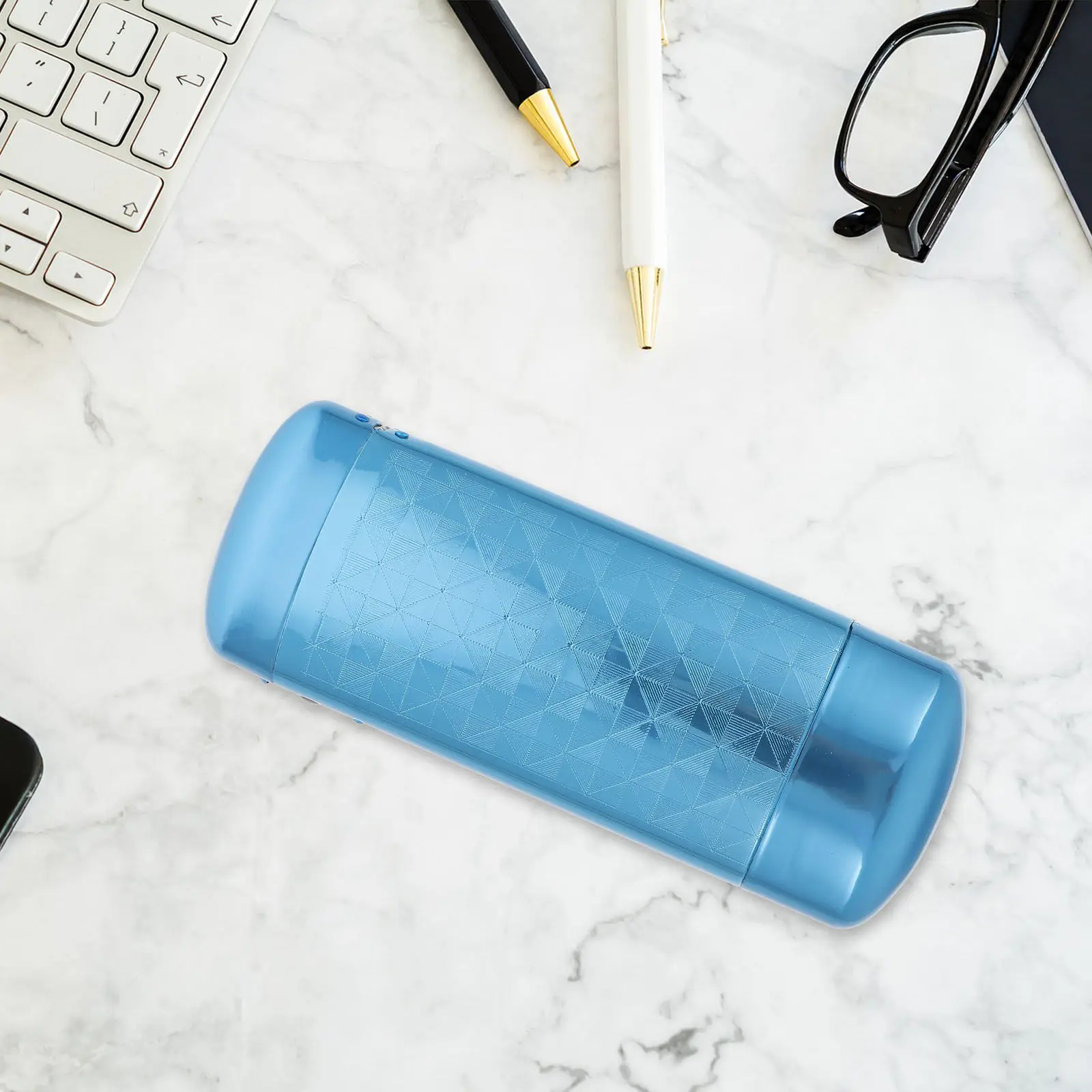 

Прочный алюминиевый футляр для очков, защитный кейс для хранения очков и солнцезащитных очков, компактный, удобный для путешествий, карманный, унисекс