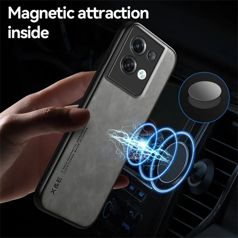 For Oppo Reno8 5G Case Luxury Magnetic Lambskin Leather Phone Case For OPPO Reno8pro Appo Orro Reno 8 Pro Shockproof Back Cover