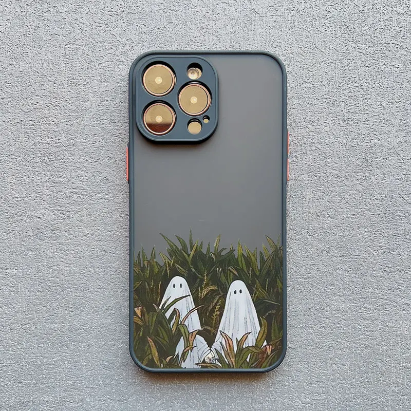 Nette Geist Telefon Fall Für iPhone 17 16 15 14 Pro Max 16 Plus 13 12 11 Pro max Mini XS X XR Stoßfest Zurück Abdeckung Fundas Capa – Detail 2