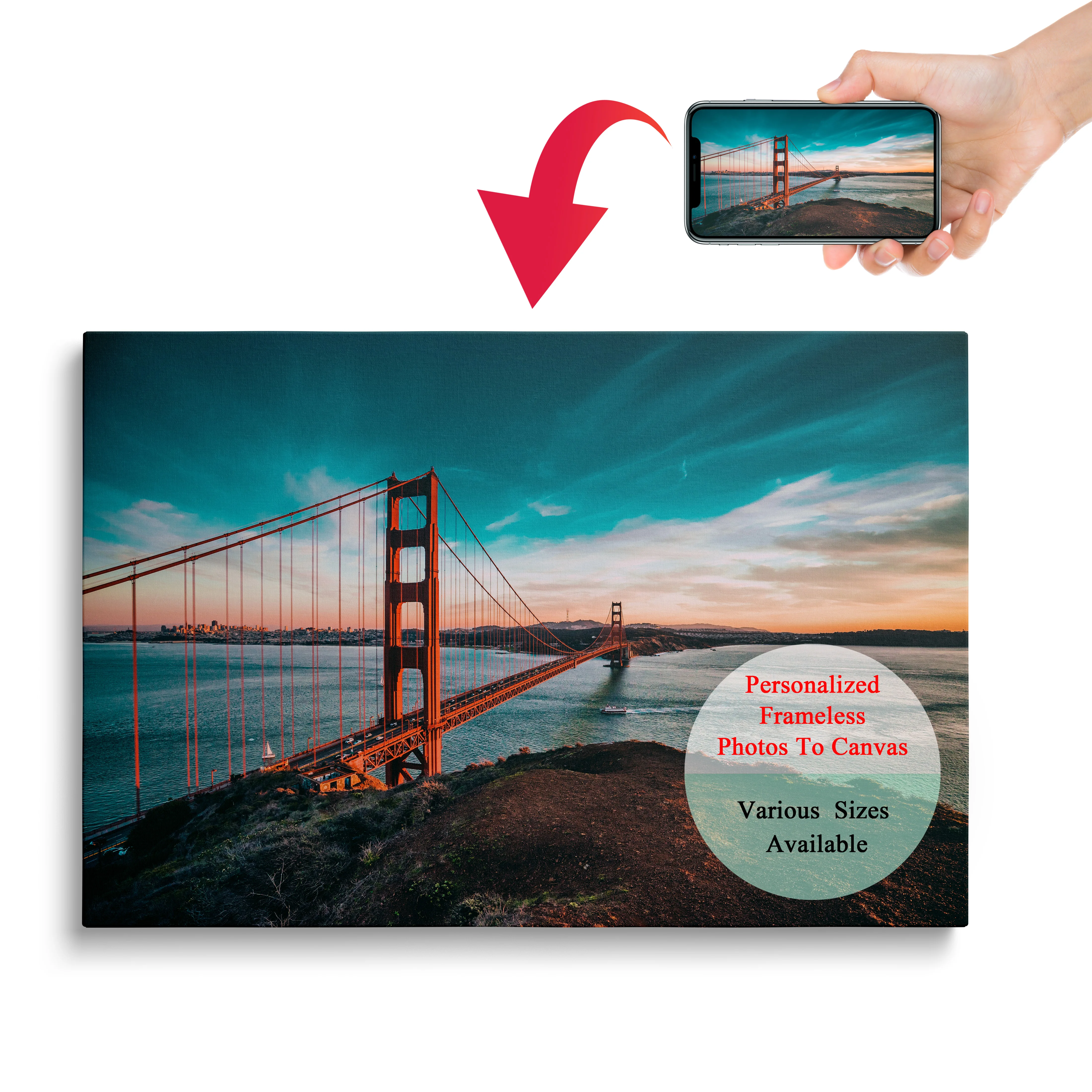 

Customized Photo Canvas Prints Personalized Wall Art Painting for Home Living Room Bedroom Office Cafe Bar Wall Art Decor