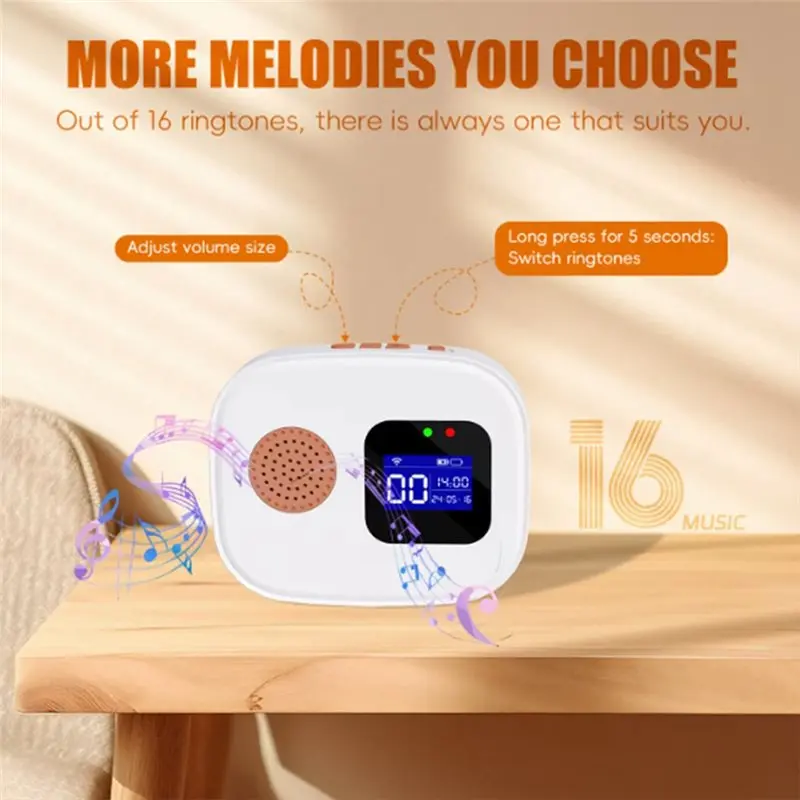 ABZZ-Wifi Caregiver النداء ممرضة زر الاتصال لكبار السن شاشة ديجيتال نظام تنبيه زر تنبيه لمطعم #5