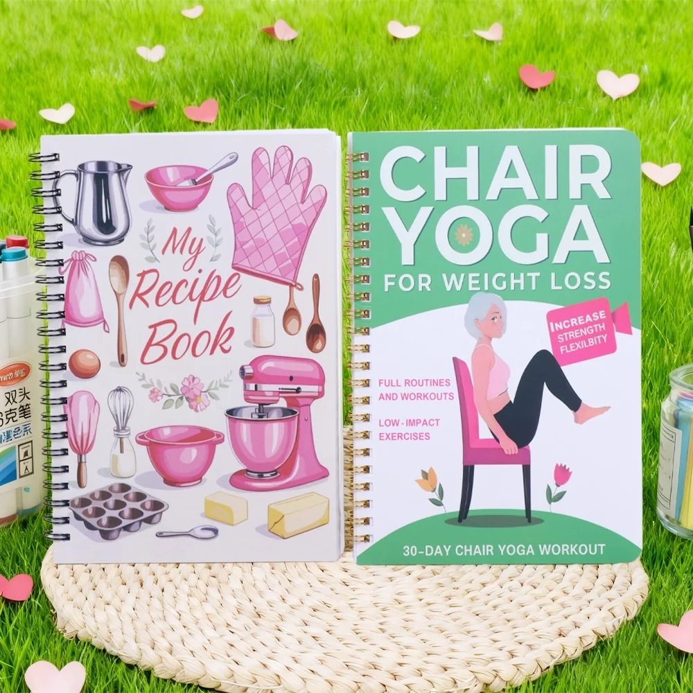 

Веселая книга рецептов + набор для занятий йогой на стуле – питание как тело и разум через диета, делает ее идеальный подарок для семьи