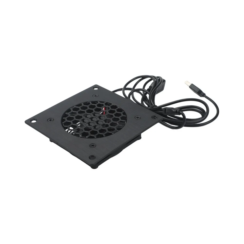Multi Rate for fan Controller AV Equipment Cooler 14*14*4cm Cabinet Cooling for fan Aluminum Frame Wall Outlet Powered
