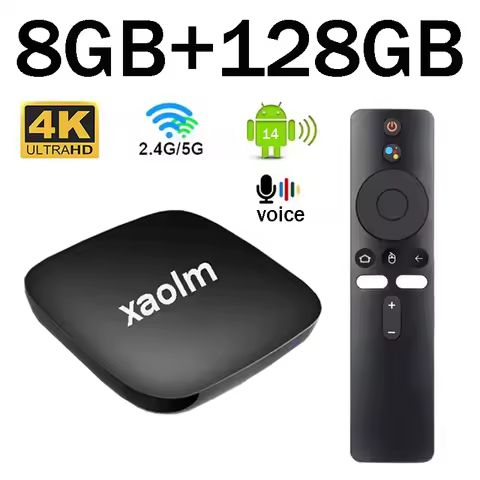 Q96 OHP Xao im TV box 4G 5G dual WiFi HD 4K Quad Core 8GB 128GB BT 5.0 voice remote Android 13 IPTV smart media player