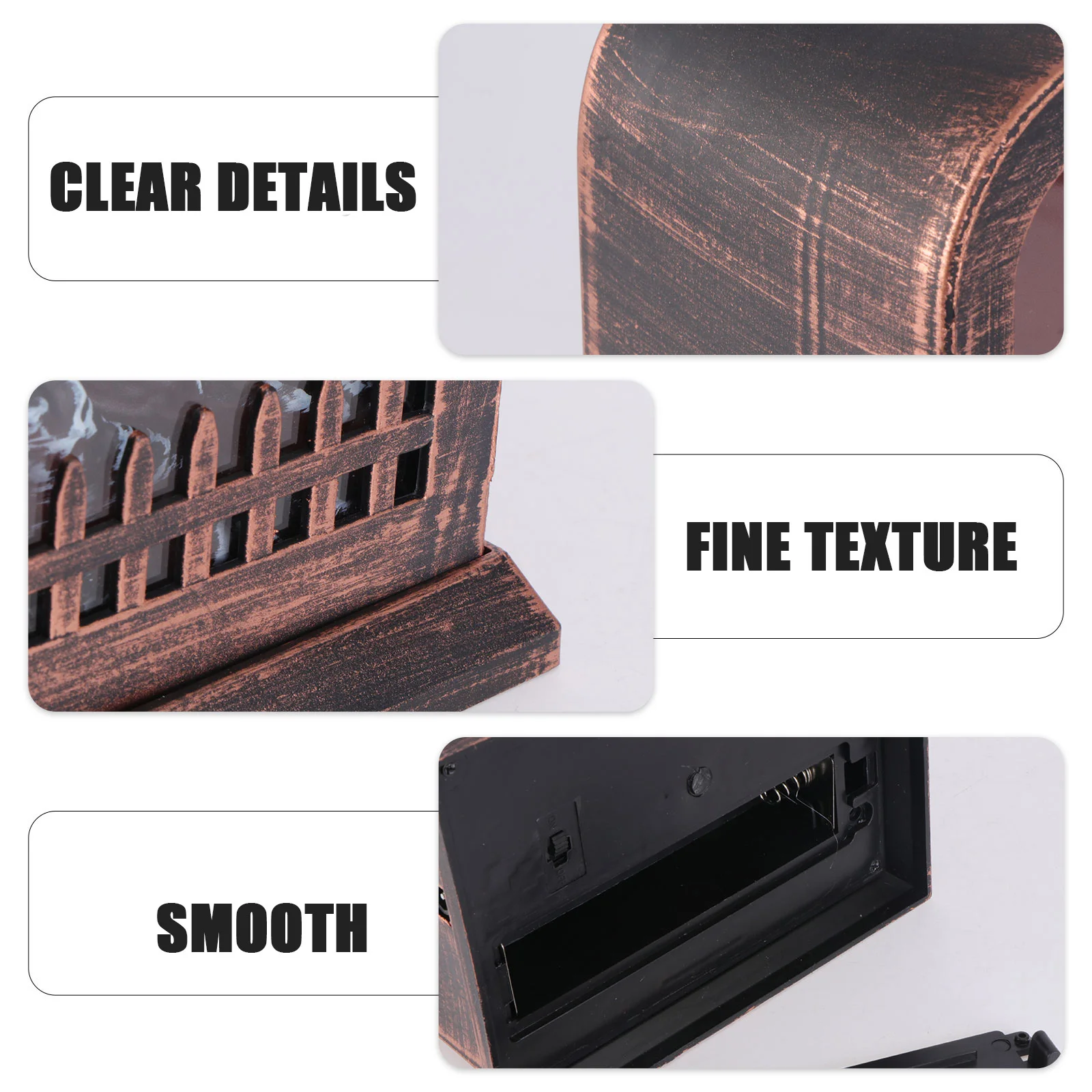 

1Pcs Simulation Fireplace Flame Lamp Coffee Color Decorative Light Festival Party Home Desktop Lighting Adornment Festival