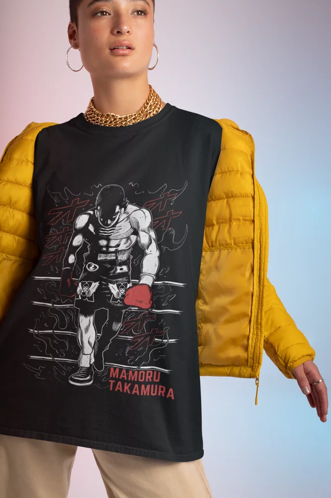 Hajime No Ippo T-Shirt Ippo Makunouchi Kamogawa Boxing Gym Kbg Shirt All Size