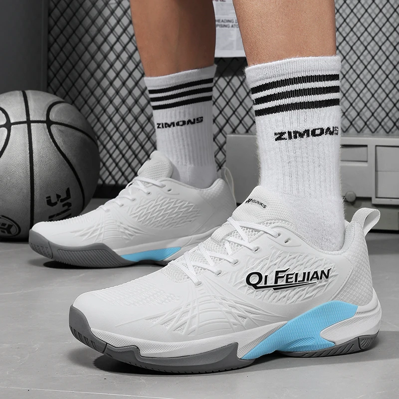 أحذية تنس جديدة، مقاس كبير 36-45، أحذية كرة طائرة خارجية مضادة للانزلاق، أحذية كرة الريشة للياقة البدنية خفيفة الوزن #5