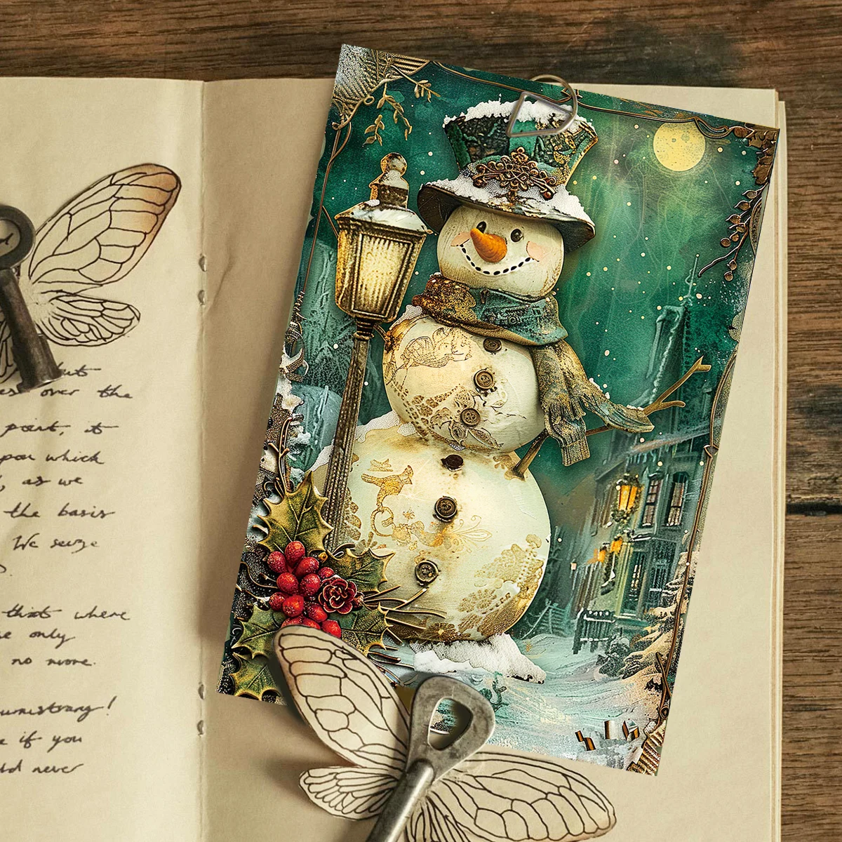 30pcs Vintage Christmas Green  - огляд і ціна Art Craft Village