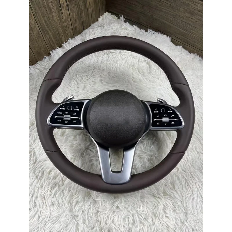 For benz AMG W205 W213 W177 W166 C43 C63 C CLASS E63 Cls Gle Performance Custom Carbon Fiber Car Steering Wheel