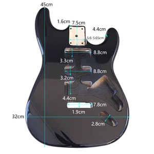 Black Black Guitar Guitar Guitar Body Wholesale guitar for DIY 10 Main Sales Body Guitar - №7