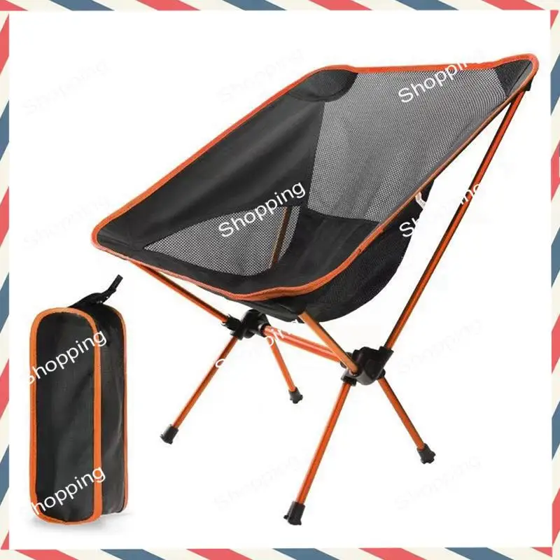 

A44M Detachable Portable Folding Moon Chair Outdoor Camping Chairs Beach Fishing Chair Ultralight Travel Hiking Picnic Seat