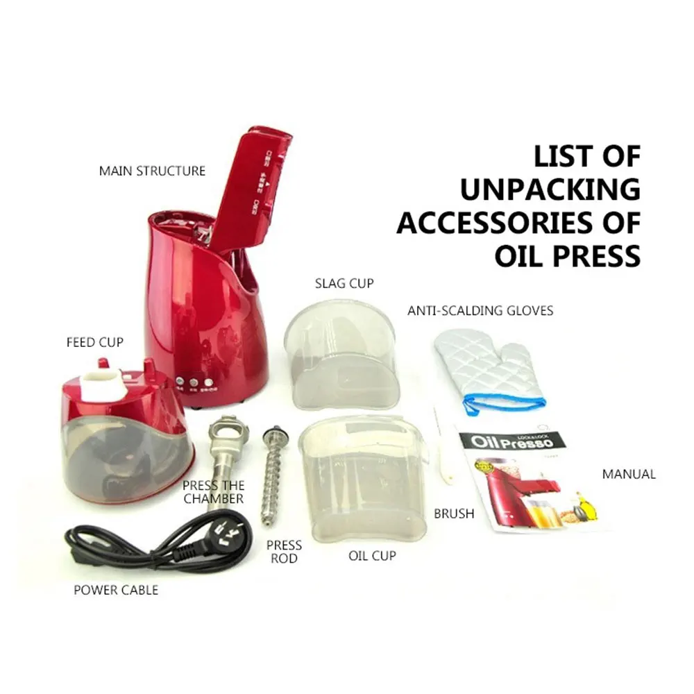 220V Máy Ép Dầu Hộ Gia Đình Nhỏ Dầu Thông Minh Báo Chí Nóng Lạnh Đôi Báo Chí Mà Không Chiên Báo Chí Với Làm Nóng