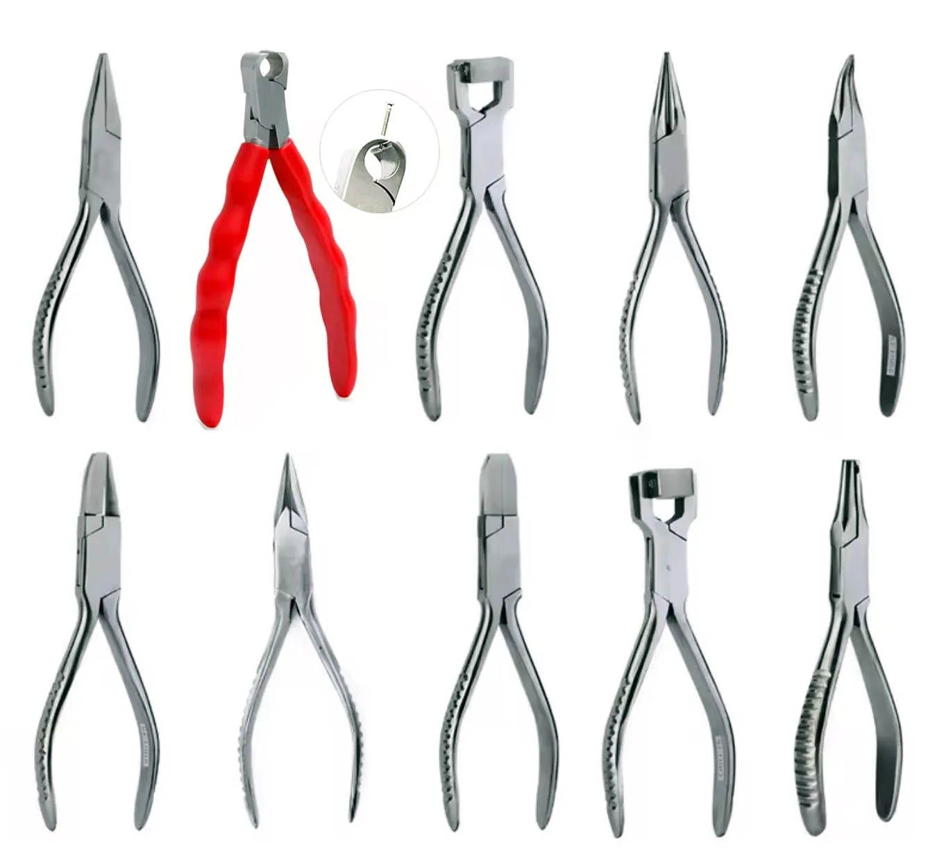 

glasses plier set several types for option spectacle adjusting plier glasses pliers tool nose pad arm temple bridge adjustment