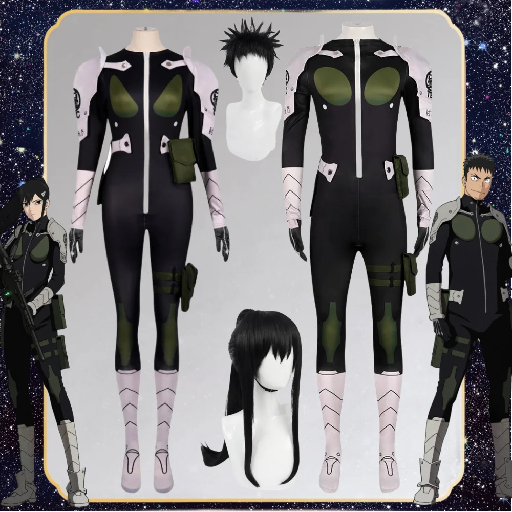 Anime Kaiju No. 8 Cos Kafka Hibino/Mina Mshiro Cosplay Costume Women Man Combat Uniform Outfit Halloween Cos Costumes