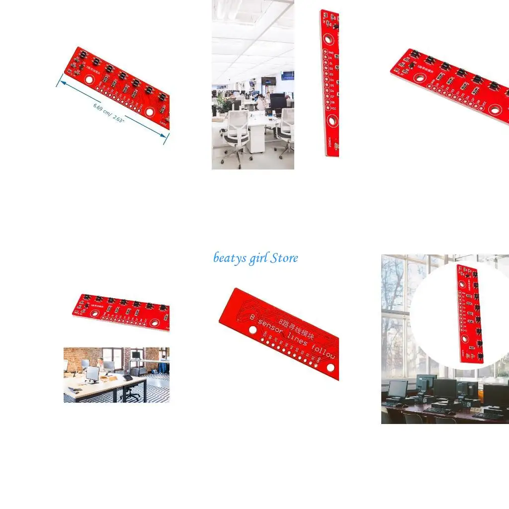 

C7AB 8 Channel IR Инфракрасный датчик отслеживания