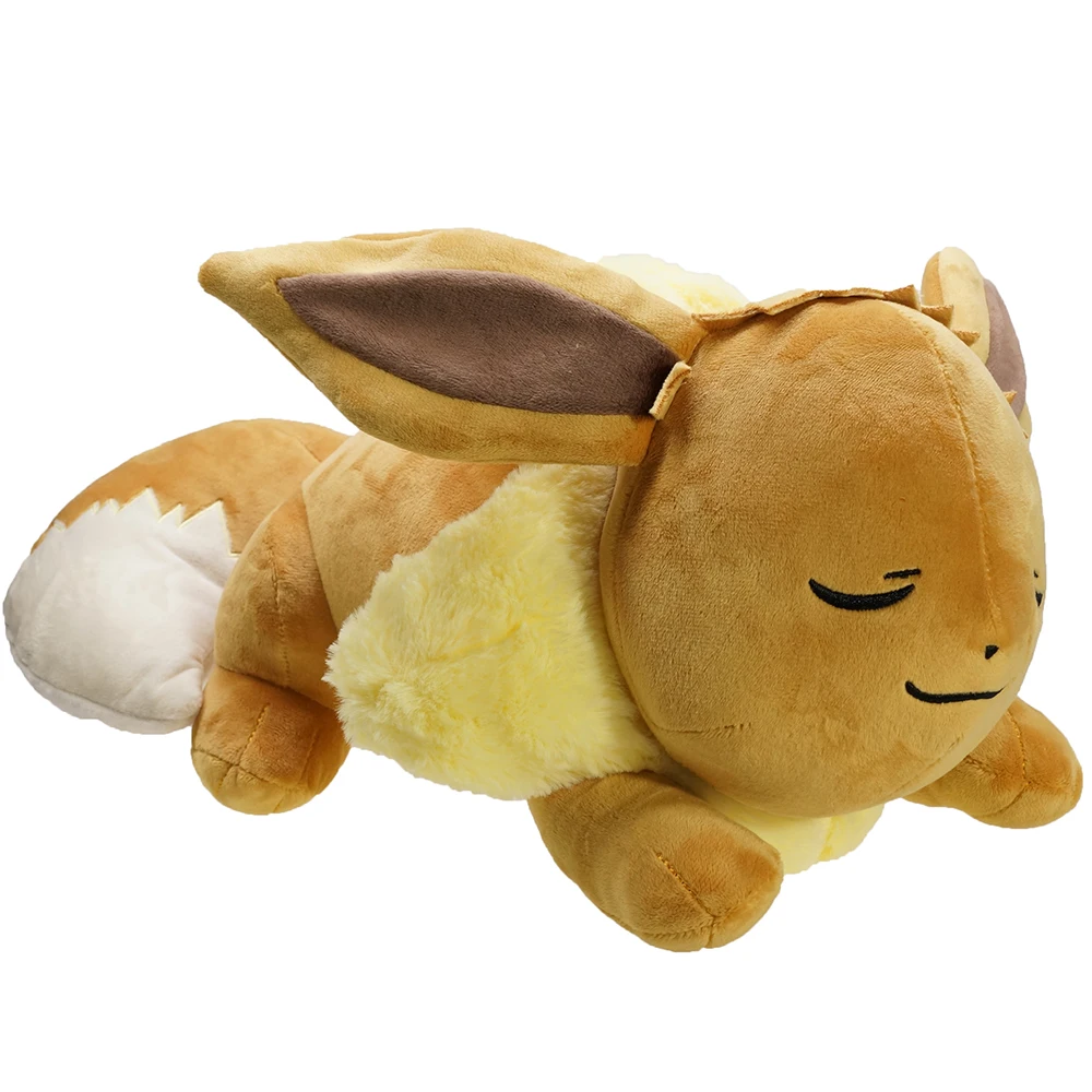 جديد أفخم الحيوانات المحشوة هواية المقتنيات اللعب لينة حوالي 43 سنتيمتر لطيف هدية صبي فتاة Eevee Evoli النوم