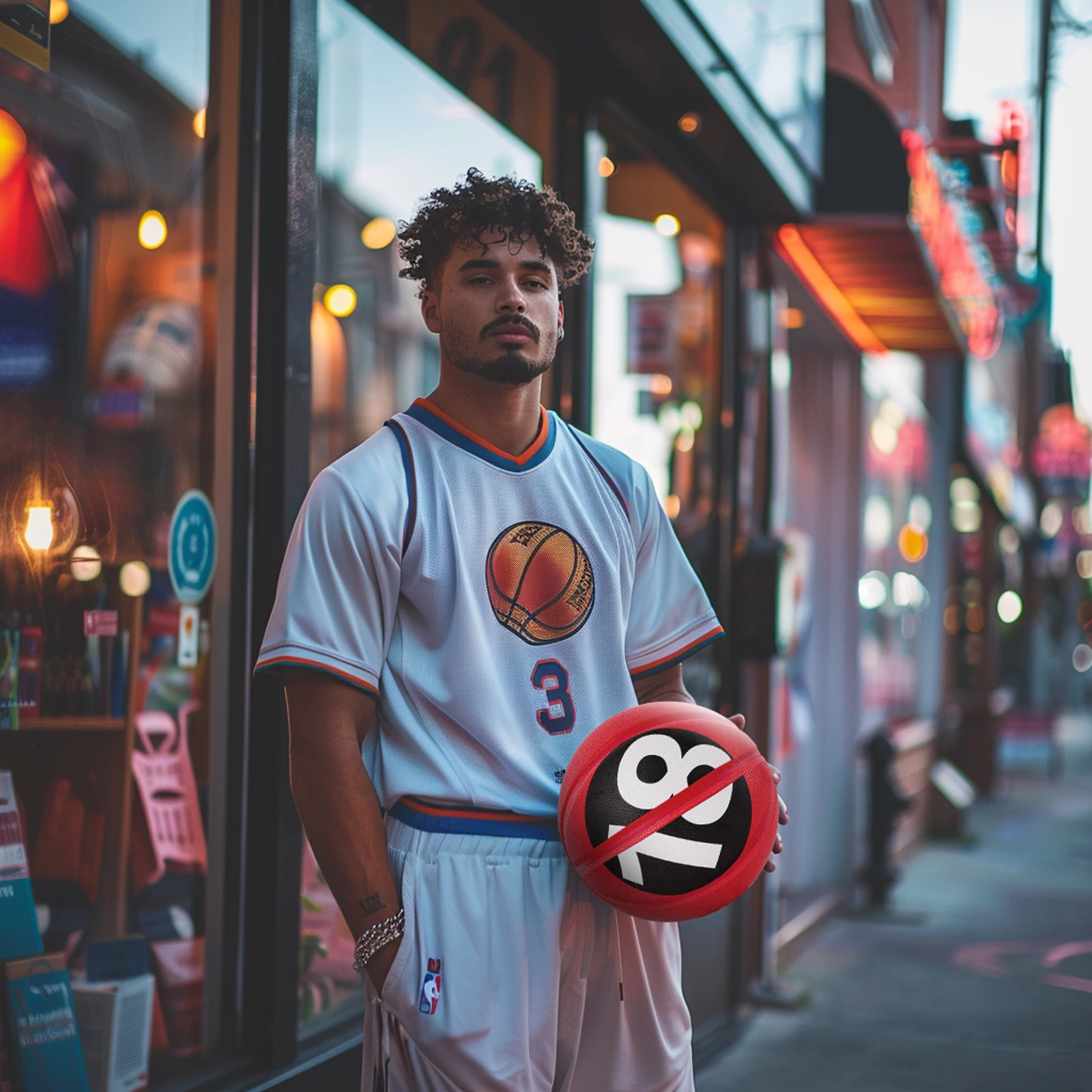 Kuangmi PROHIBIT 18 Streetball, Official Size 7 (29.5"), Training & Games & Competition Basketball,KMBB389