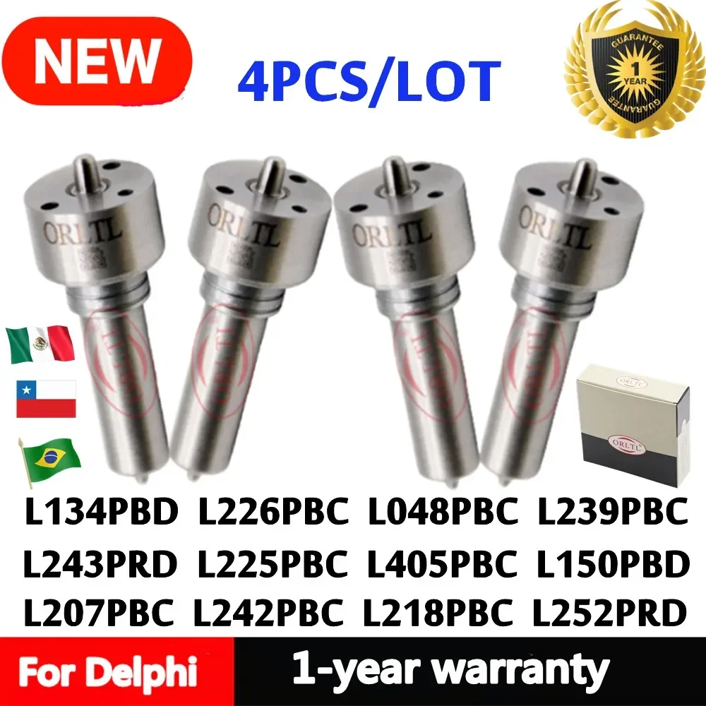 

4PCS NEW L243PRD L134PBD L225PBC L405PBC L150PBD L207PBC L242PBC L218PBC L252PRD L226PBC L048PBC L239PBC Diesel Injector Nozzle