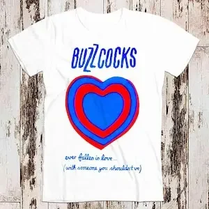 Buzzcocks Ever Fallen In Love T Shirt Meme Gift Funny Tee Vintage Unisex Gamer Cult Movie Music Mens Womens Adult Top Tee 8037