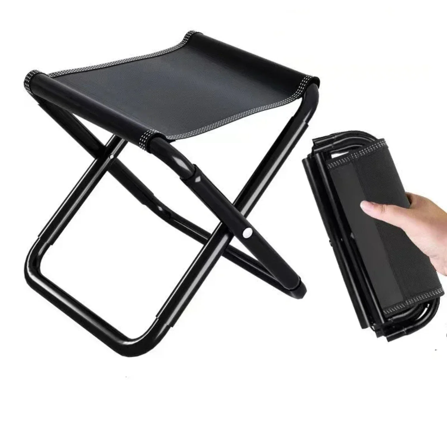 

Outdoor Chair Camping Portable Folding Aluminum Alloy Picnic Stool MIni Fishing Chair Ultralight