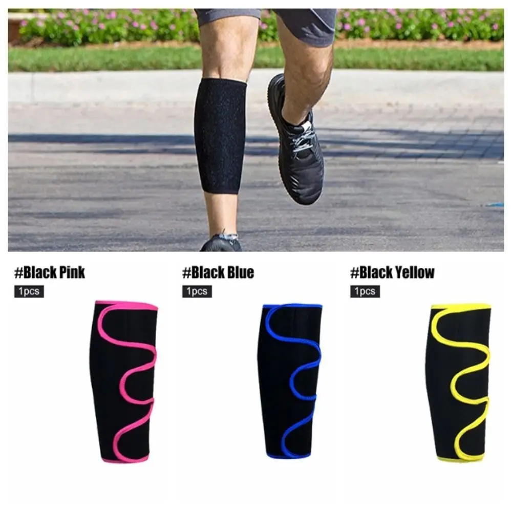 Adjustable Calf Brace Gray Color Increases Circulation Lower Leg Compression Reduces Muscle Swelling Soft Neoprene