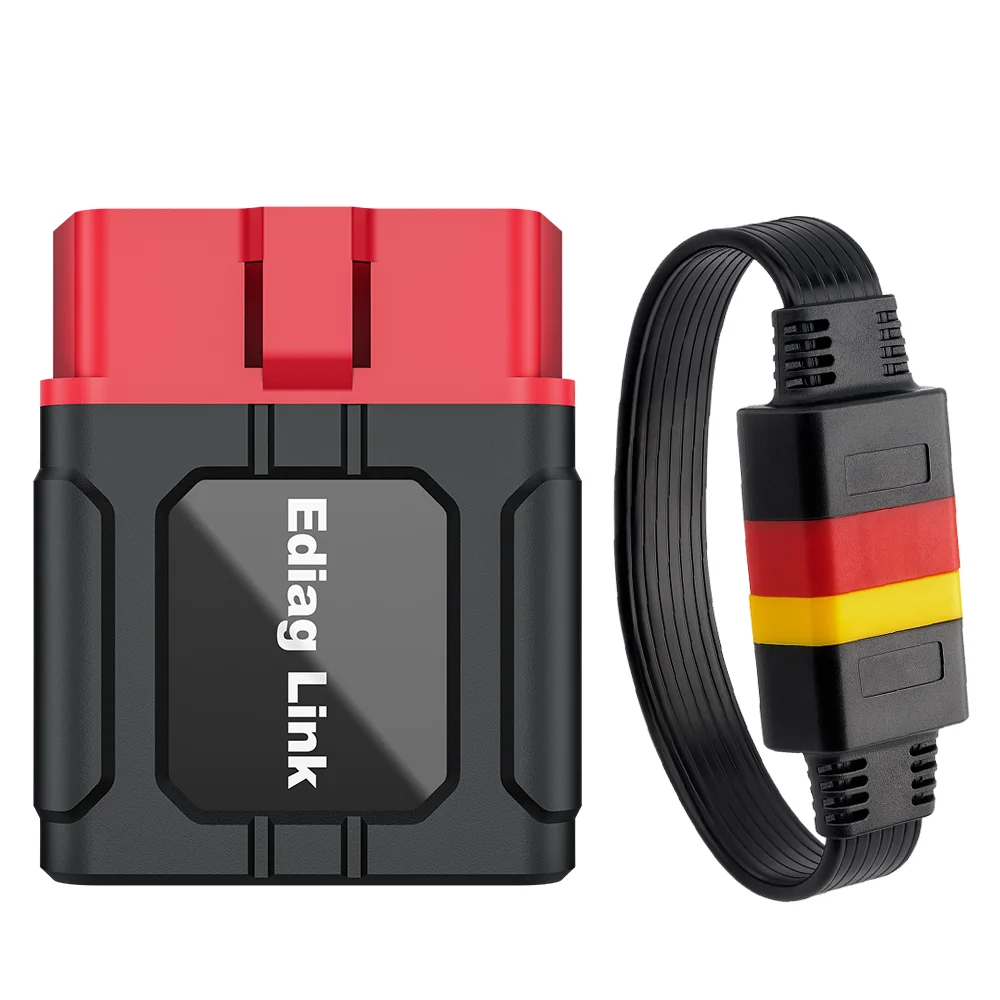 KINGBOLEN Ediag Link CANFD All-System OBD-Scanner mit 10 Reset-Funktionen, Bluetooth-Autodiagnosegerät für FCA Autoauth auf iOS und Android