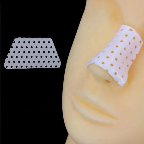 Thermoplastic nasal splints are used for nasal stent surgery