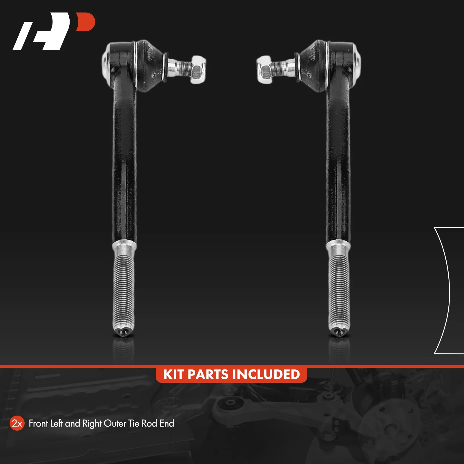 A-Premium 2x Front Left & Right Outer Tie Rod End for Cadillac Catera 2000-2001 V6 3.0L