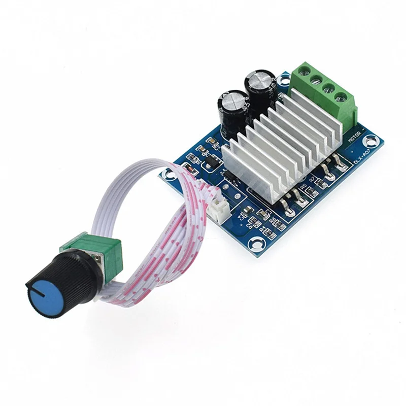 High Quality-Adjustable 20A PWM DC Motor Governor, 12-24V With Integrated Dimming And Temperature Control Switch