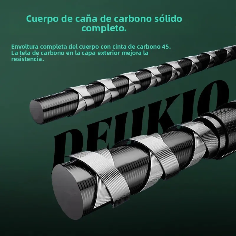 Caña slow jig DEUKIO – Guías Fuji O y carbono ultraligero