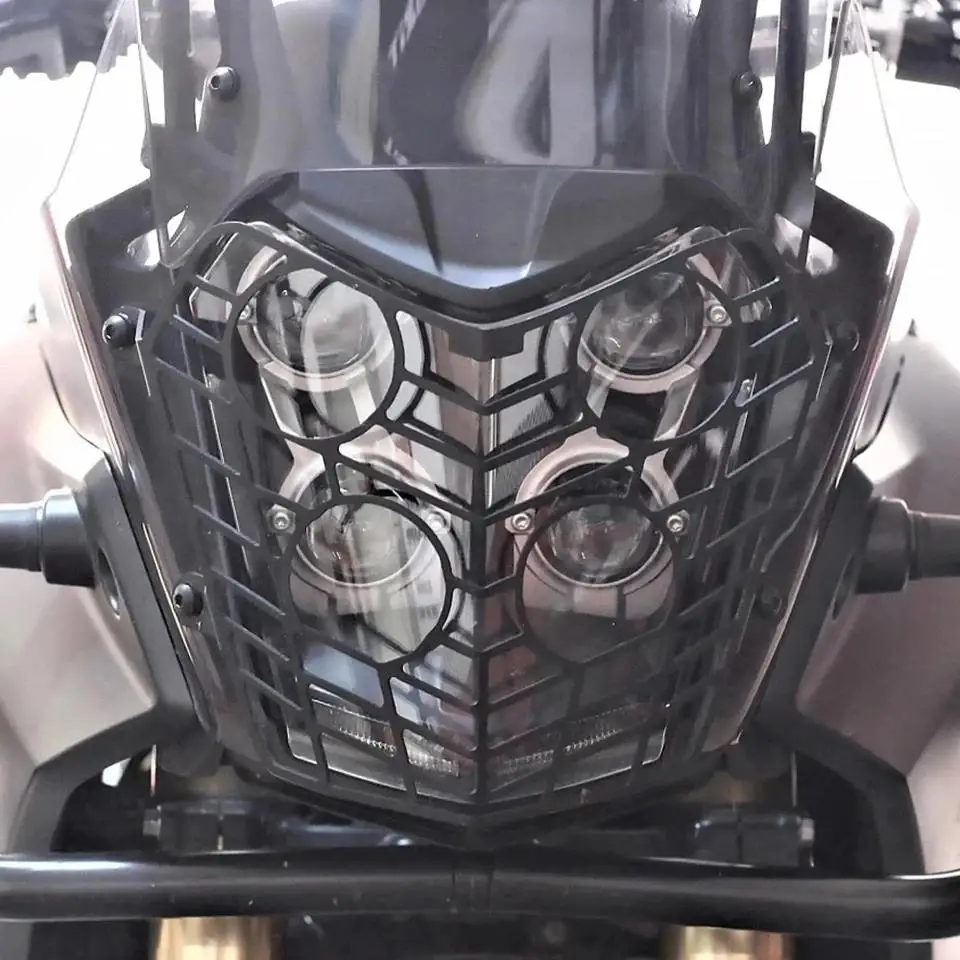 

Для Yamaha Tenere 700 T7 Rally XTZ700 XT700Z 2019 2020 2021, решетка для фар, защитная крышка для фары Tenere700