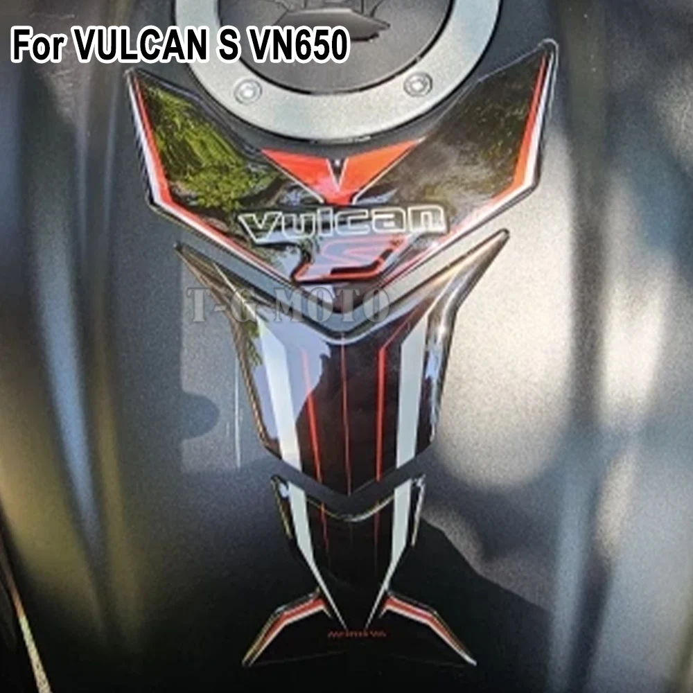 Motorcycle Tank Pad Fuel Oil Kit Knee Fish Bone Fairing Fender Protector Stickers Decal For Kawasaki VULCAN S VULCAN-S 650 VN650 - Image 5