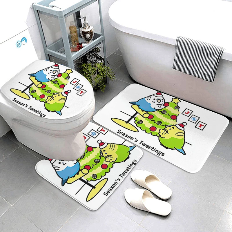 ADecorative Absorbent Foot Mat Bath Mat Bathroom Small Rug Entrance Door Mat Kitchen Mat Bedroom Balcony Room Mat toilet rug