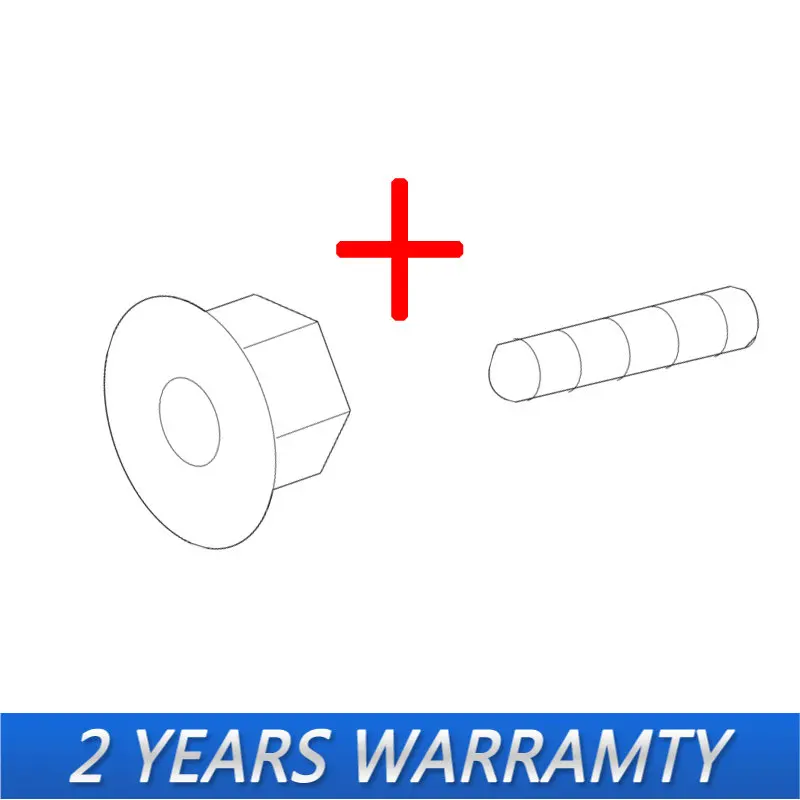 

M10X32 FOR Turbocharger Stud N-107-302-01 Catalytic Converter Lock Nut WHT-002-514 Turbo double head screw WHT002514 WHT 002 514