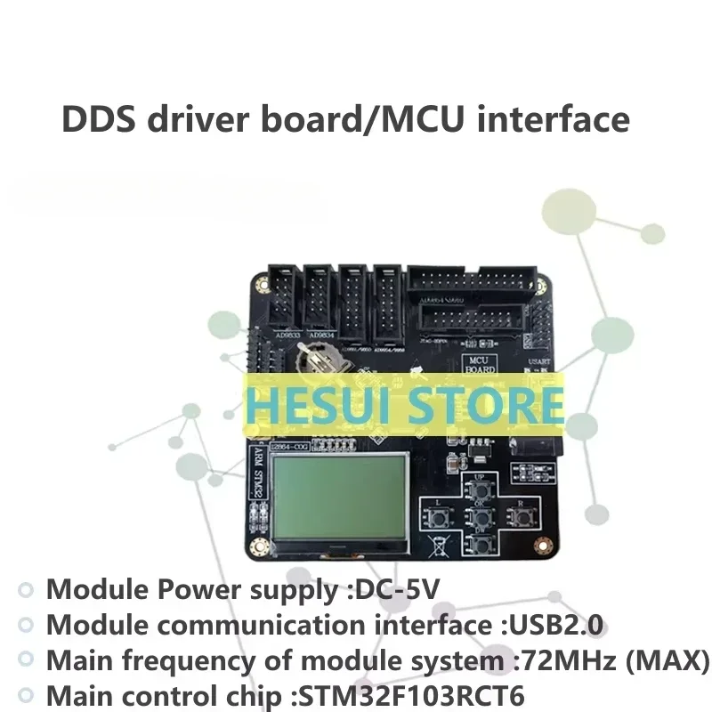 A full set of DDS driver board with all kinds of DDS module key LCD display AD9854 AD9954 AD9959