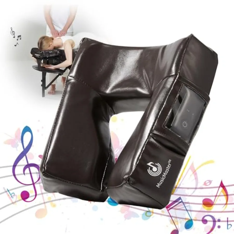 

Музыкальная массажная подушка-подголовник Music Master с Bluetooth и высококачественным звуком для отдыха лицом вниз, ультрамягкий пенополиуретановый подголовник