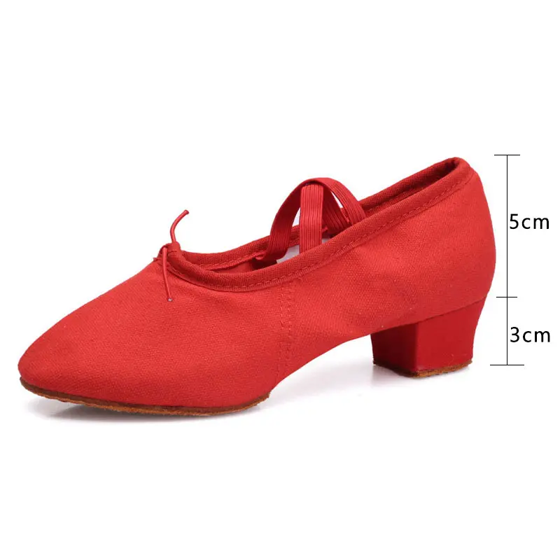 Ballet Dance Shoes Women Teacher Stage Training Shoes Soft Sole Slippers Yoga Practice Shoes Girl\'s Jazz Dancing Performa Shoes