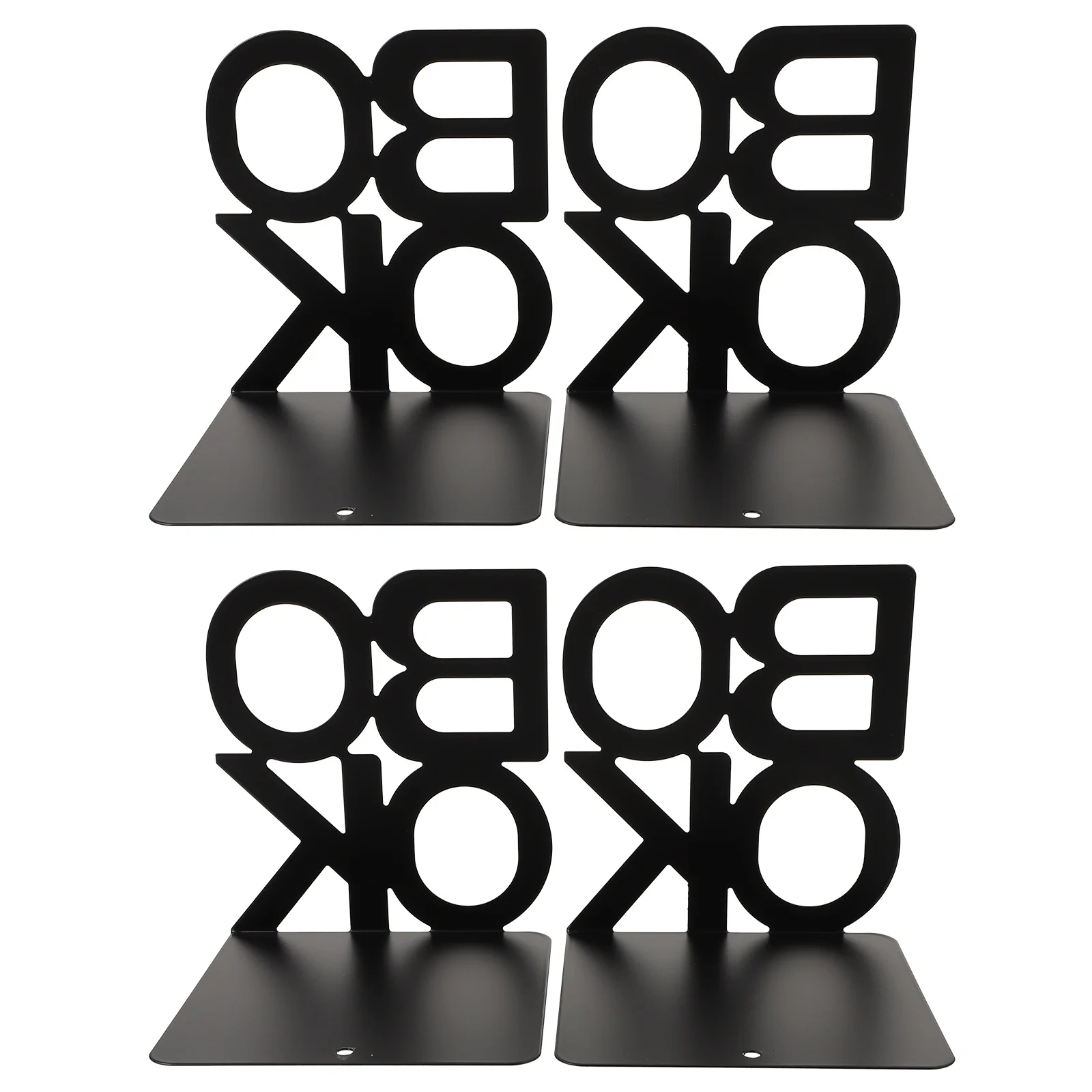 4 шт. металлический подставка для книг, нежные органайзеры для книг, нержавеющая вертикальная полка для хранения книг, аксессуары, нежный подставка для книг