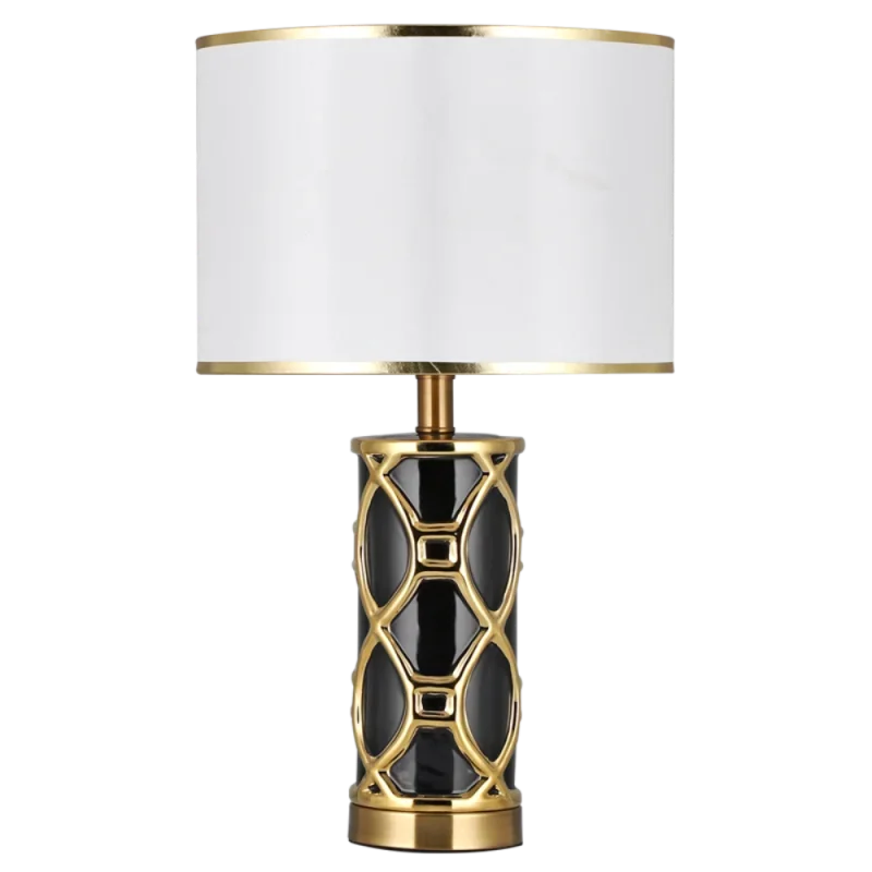 SOFEINA White Table Lamps Desk Luxury Contemporary Fabric Light Decorative For Home Bedside Bedroom